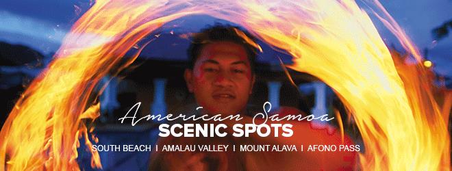 Experience American Samoa culture by visiting South Beach, Amalau Valley, Mount Alava or Afono Pass. 